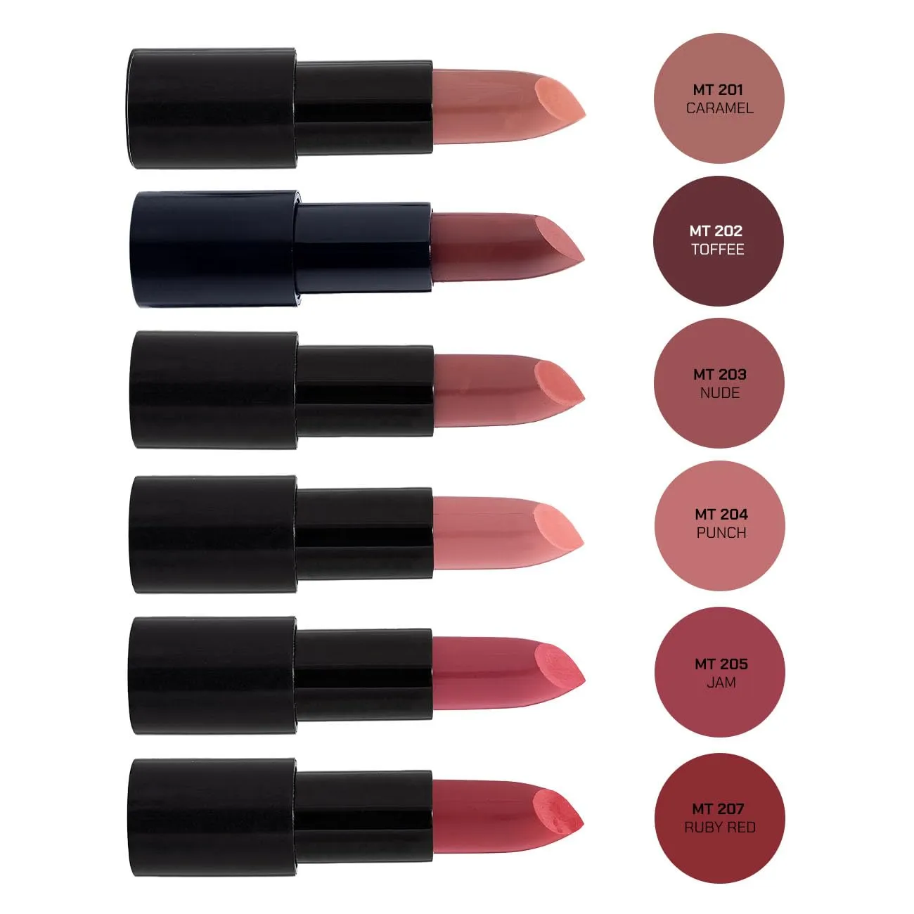 Radiant Professional Advanced Care Lipstick - Ultra Nourishing, Moisturizing Long Lasting Lipstick With Vitamin E- UVA UVB Filters - MATTE - Mellow (200)