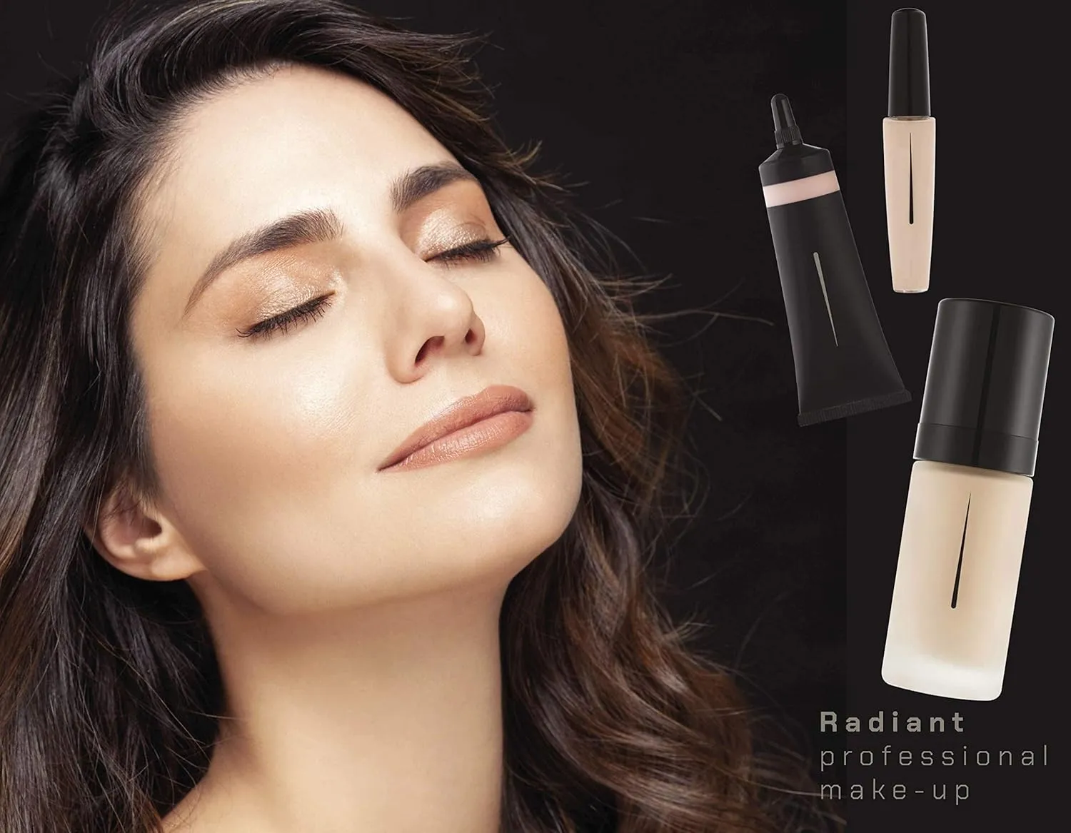 Radiant Professional Natural Fix All Day Matte Cream Foundation - Long Wear High Coverage Face Makeup Foundation With SPF 15 - Oil Free Matte Finish - For All Skin Types-1.01 oz. (05 Light Tan)