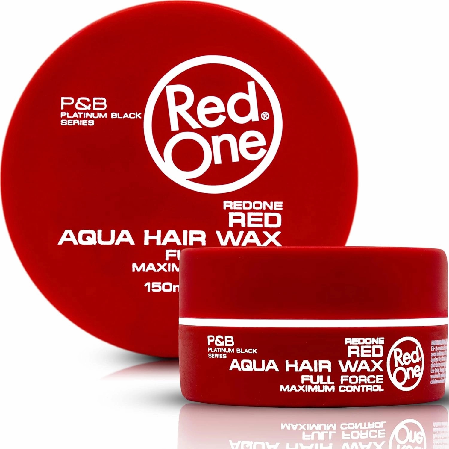 RedOne Aqua Hair Wax Maximum Hold Full Force Hair Gel, 150ml (6 pack) RED