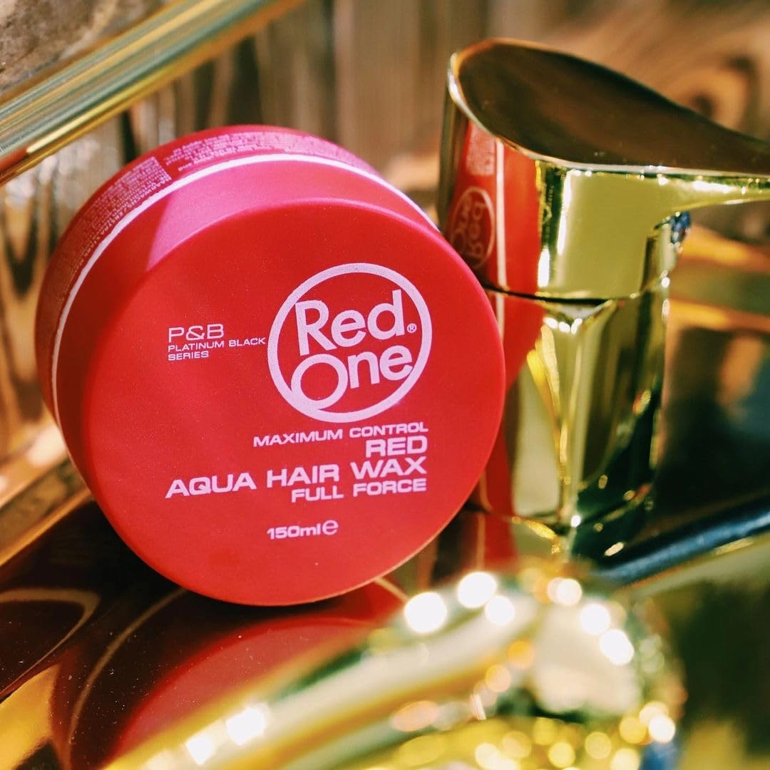 RedOne Aqua Hair Wax Maximum Hold Full Force Hair Gel, 150ml (6 pack) RED