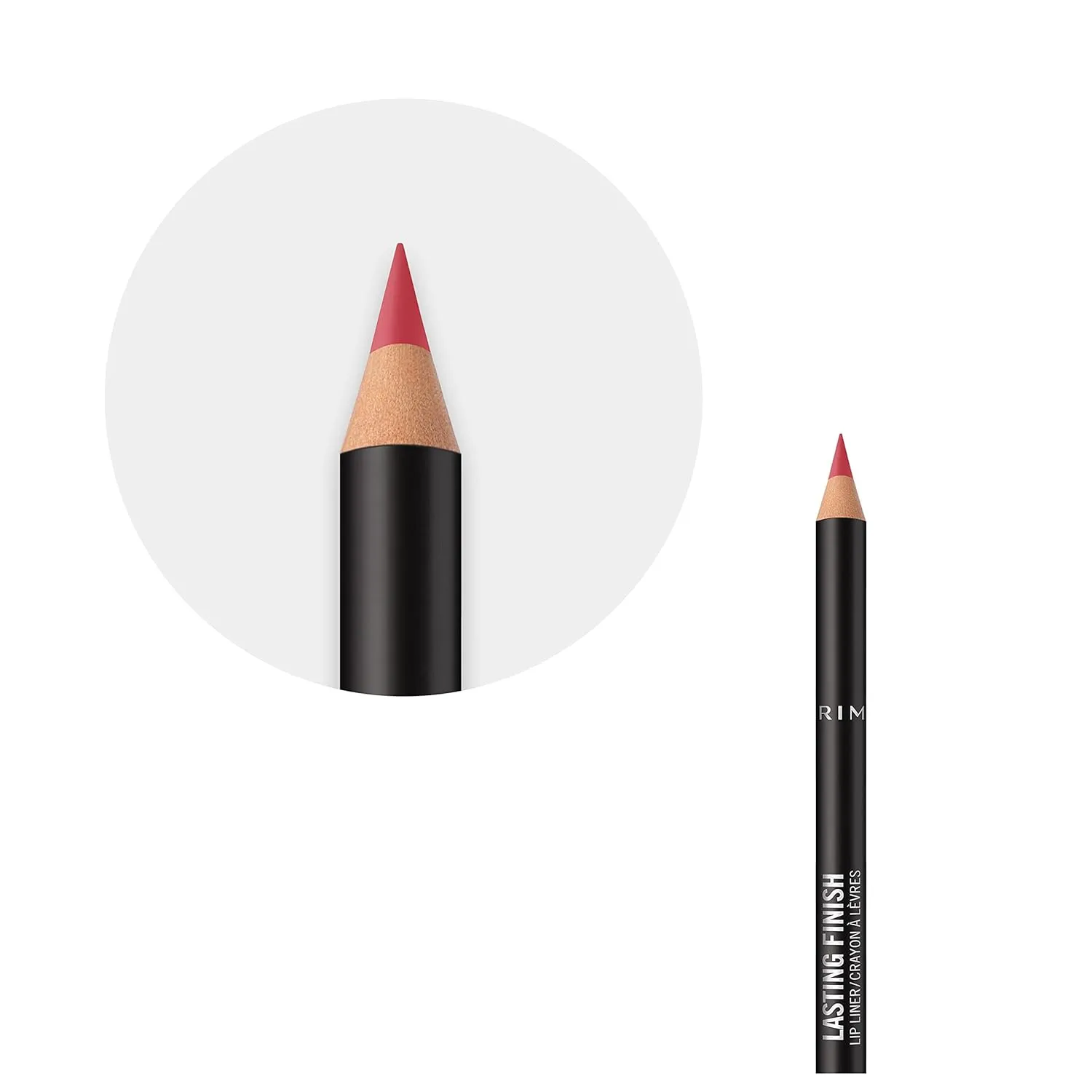 Rimmel Lasting Finish 8HR Lip Liner, 195 Sunset Pink, Shelf Pack of 3