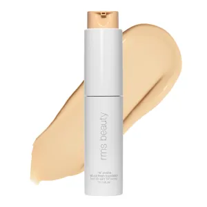 RMS Beauty ReEvolve Natural Finish Foundation - Liquid Foundation Face Makeup, Makeup Foundation Skin Tint, Refillable Foundation Pump Make Up