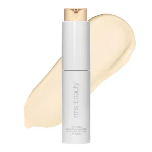 RMS Beauty ReEvolve Natural Finish Foundation - Liquid Foundation Face Makeup, Makeup Foundation Skin Tint, Refillable Foundation Pump Make Up