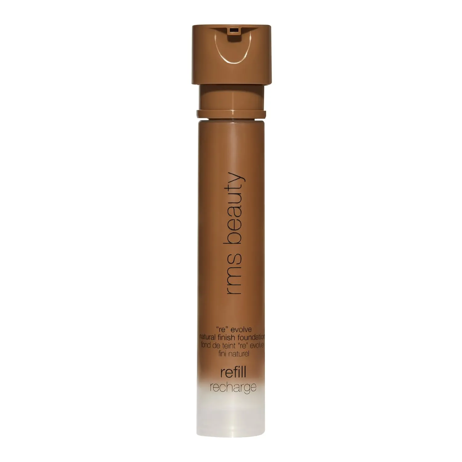 RMS Beauty ReEvolve Natural Finish Foundation - Liquid Foundation Face Makeup, Makeup Foundation Skin Tint, Refillable Foundation Pump Make Up