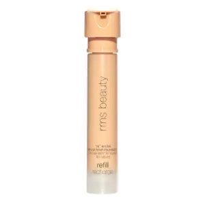 RMS Beauty ReEvolve Natural Finish Foundation - Liquid Foundation Face Makeup, Makeup Foundation Skin Tint, Refillable Foundation Pump Make Up