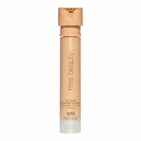 RMS Beauty ReEvolve Natural Finish Foundation - Liquid Foundation Face Makeup, Makeup Foundation Skin Tint, Refillable Foundation Pump Make Up