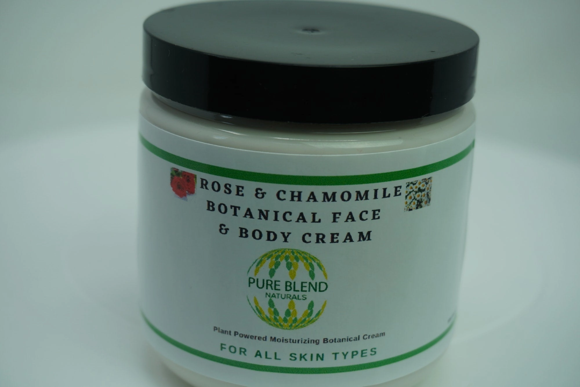 Rose And Chamomile Face And Body Moisturiser: Botanical Moisturizing Cream For All Skin Types