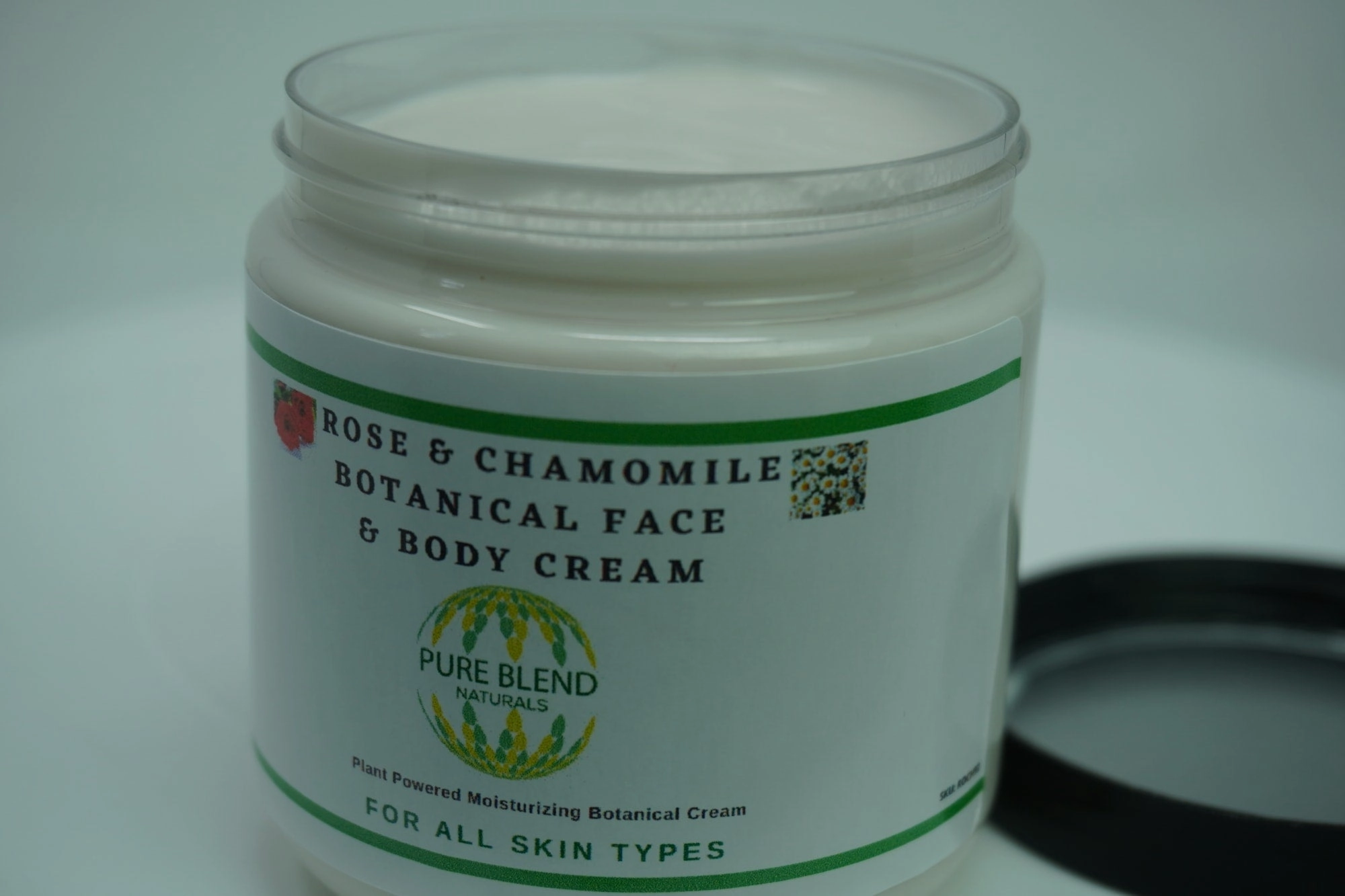 Rose And Chamomile Face And Body Moisturiser: Botanical Moisturizing Cream For All Skin Types