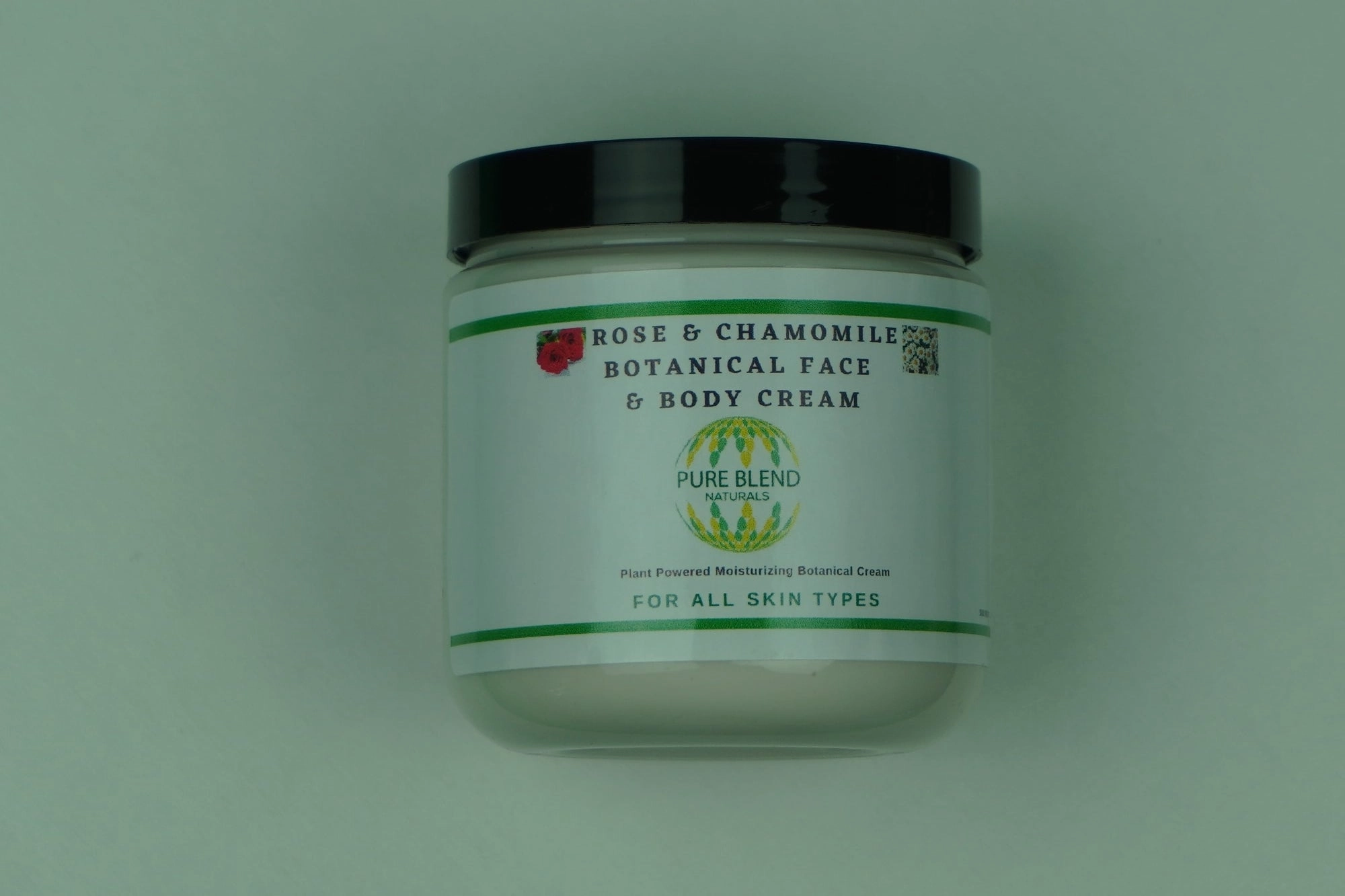 Rose And Chamomile Face And Body Moisturiser: Botanical Moisturizing Cream For All Skin Types