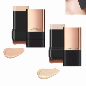 Roseionly Foundation Stick,Synthetic Stick Foundation Korean,Kakashow Foundation Makeup Stick,Instant Concealing Foundation Stick with Built-In Brush,Fendibang Foundation Stick,Hydrating (Mix, 1)