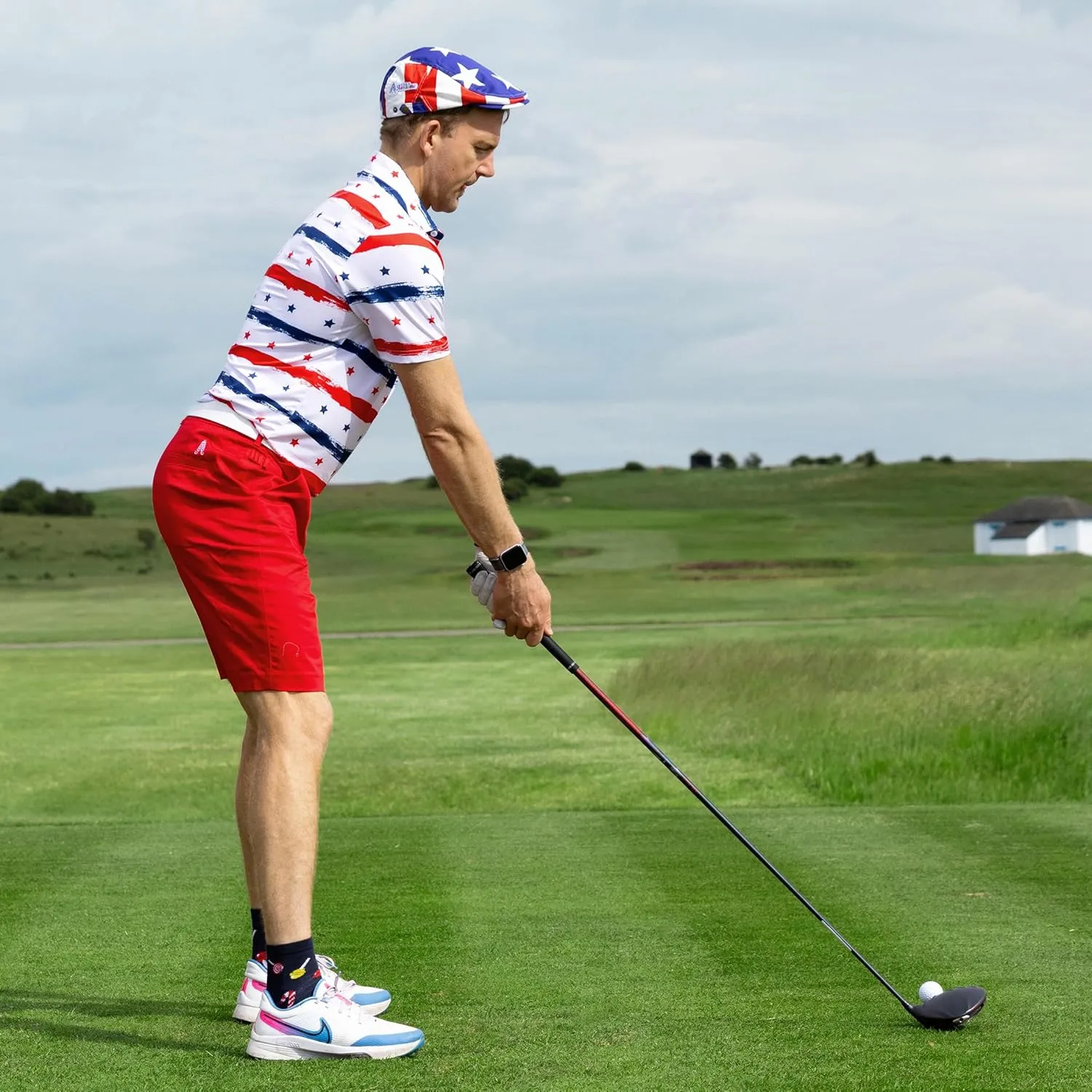 Royal & Awesome Men's Golf Shorts, Golf Shorts for Men, Golf Shorts Men