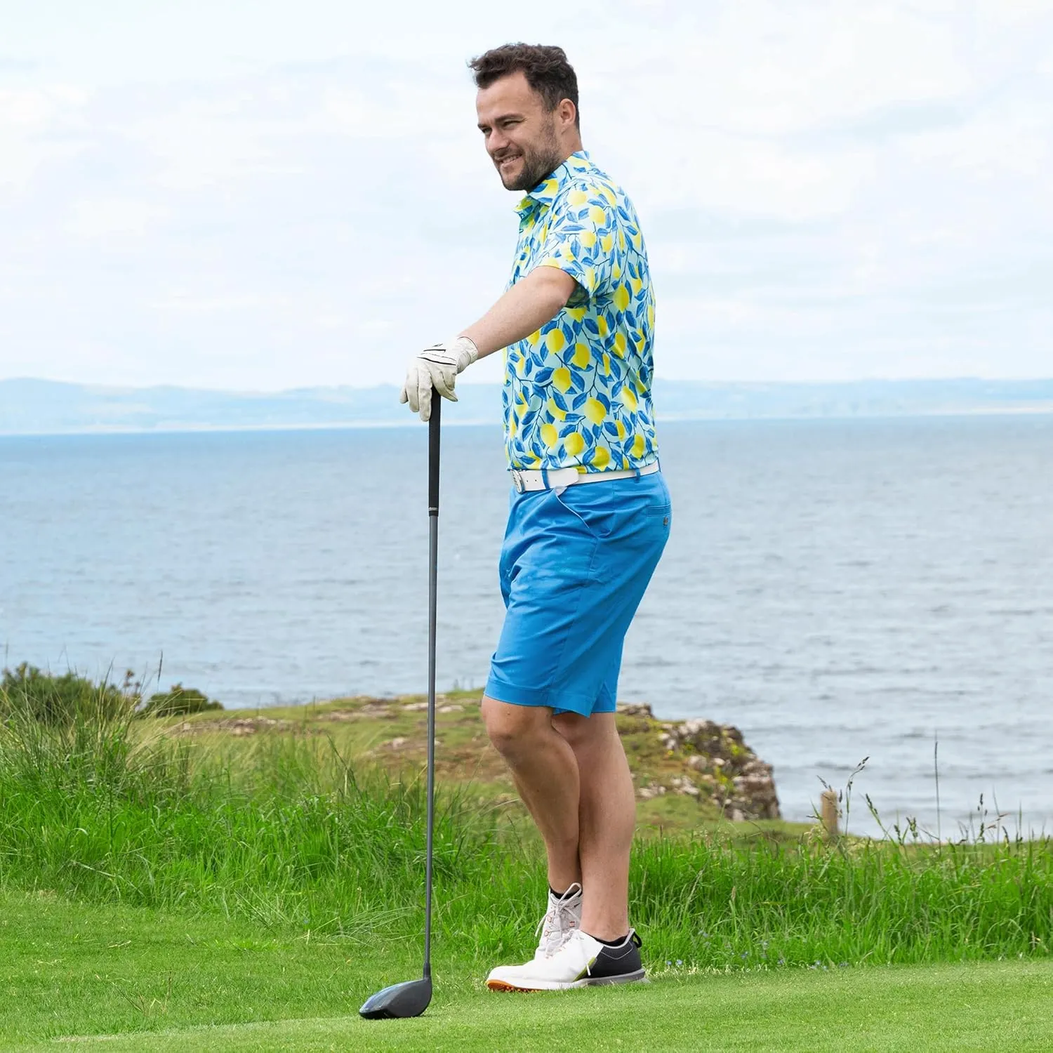 Royal & Awesome Men's Golf Shorts, Golf Shorts for Men, Golf Shorts Men