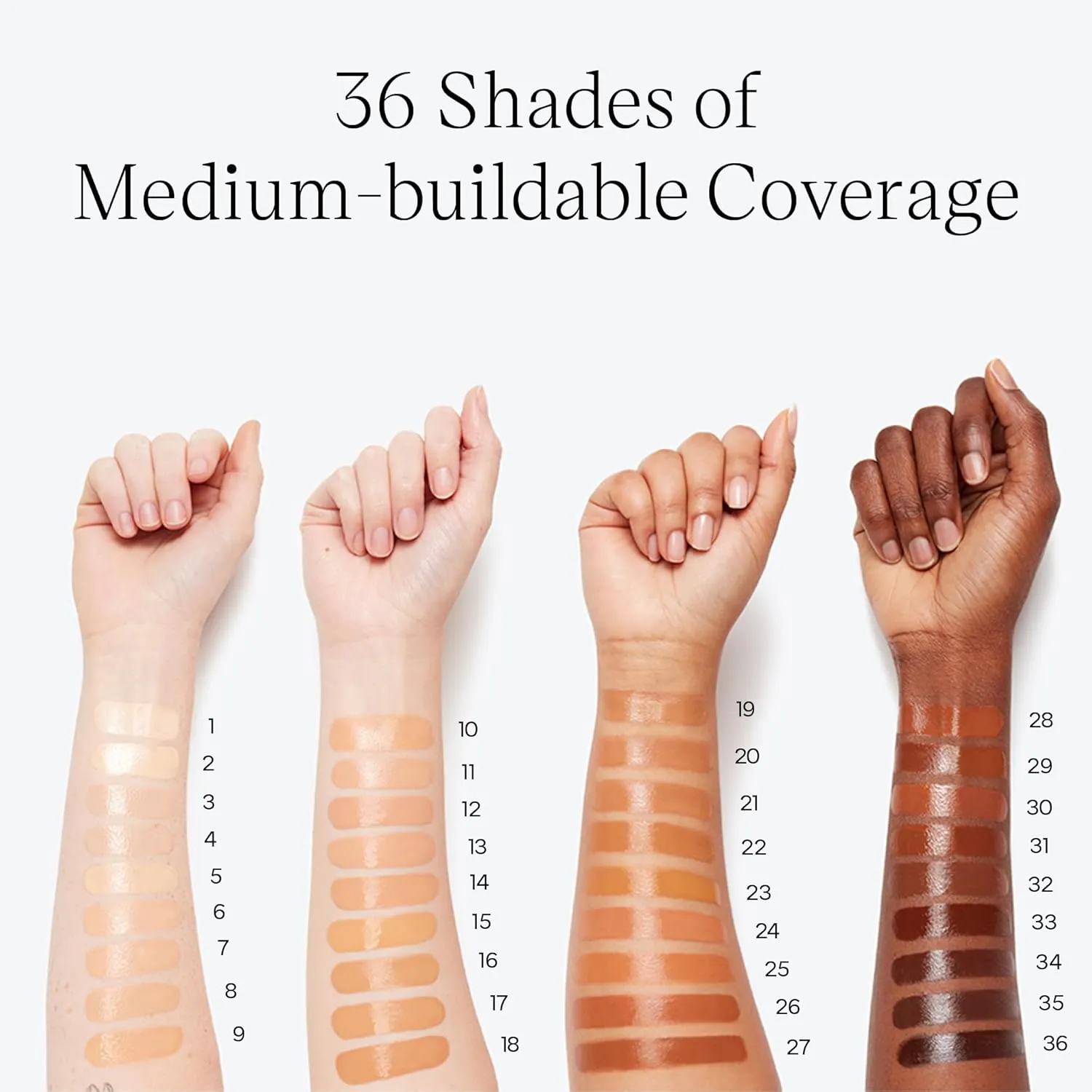Saie Glowy Super Skin Tint Liquid Foundation - Hydrating Serum Foundation with Lightweight, Medium Coverage - Formulated with Hyaluronic Acid to Hydrate, Brighten and Plump - Shade 27 (1.01 oz)