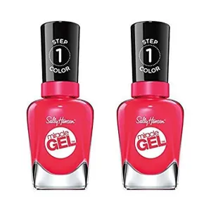 Sally Hansen Miracle Gel Nail Polish, Shade Pink Tank #329 (Pack of 2)