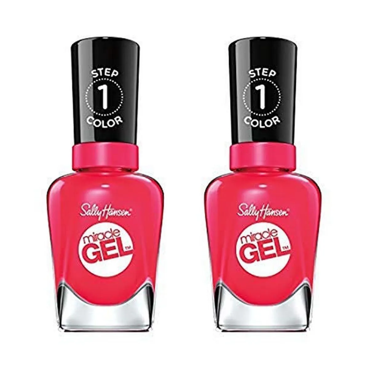 Sally Hansen Miracle Gel Nail Polish, Shade Pink Tank #329 (Pack of 2)