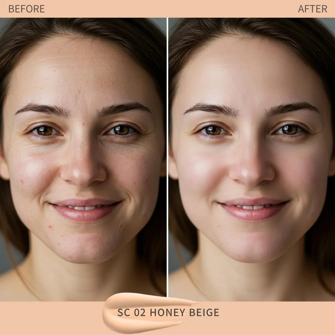 Seamless Fit Foundation Duo in SC02 Honey Beige