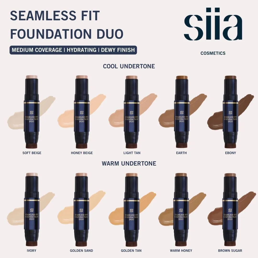 Seamless Fit Foundation Duo in SC02 Honey Beige