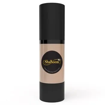 ShaBoom Beauty Natural Moisturizing Jojoba Liquid Foundation, Paraben, Fragrance, and Cruelty Free (Cafe-Au-Lait)