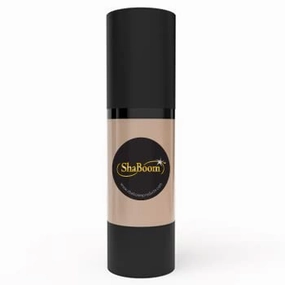 ShaBoom Beauty Natural Moisturizing Jojoba Liquid Foundation, Paraben, Fragrance, and Cruelty Free (Dark Mocha)