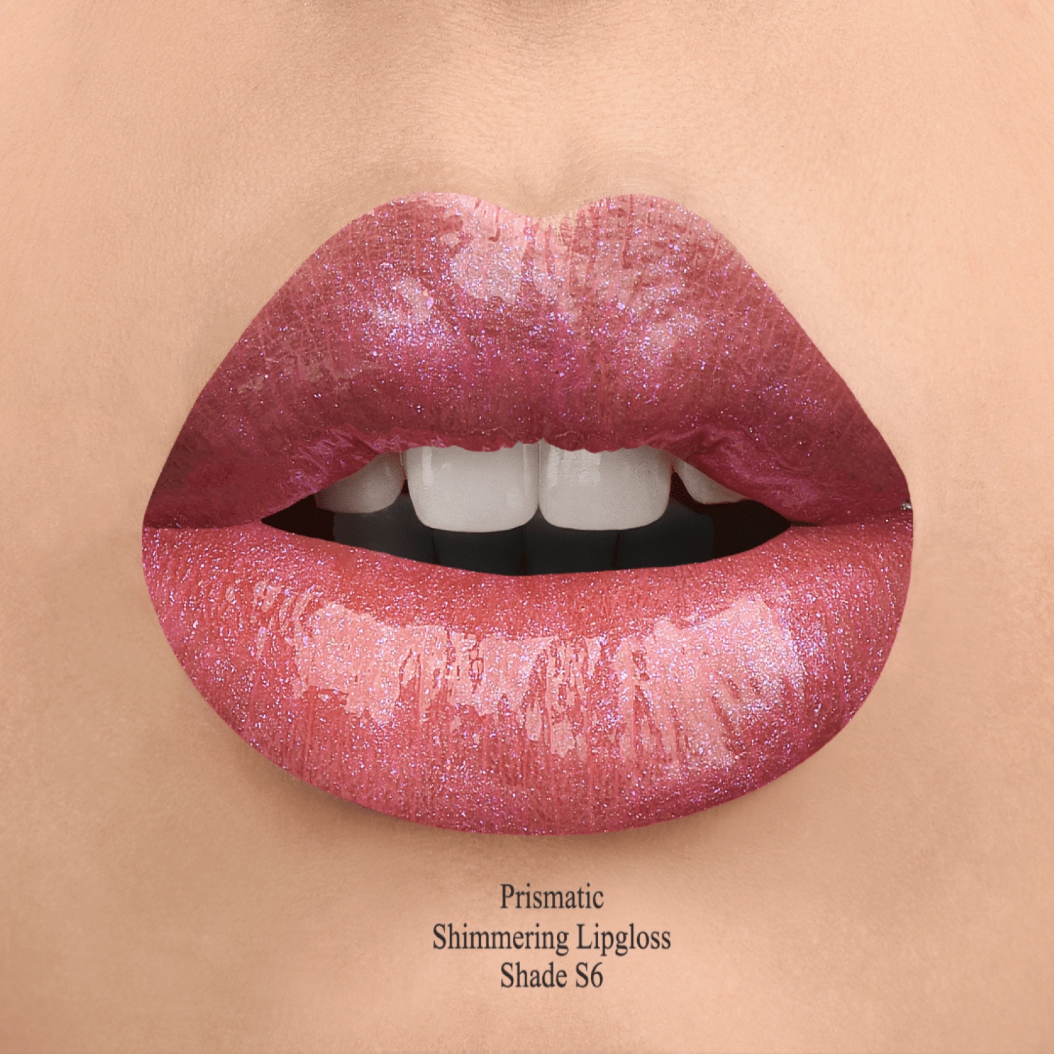 SHADE S6 PRISMATIC SHIMMERING LIPGLOSS - Bold Pink with Blue and Silver Shimmer