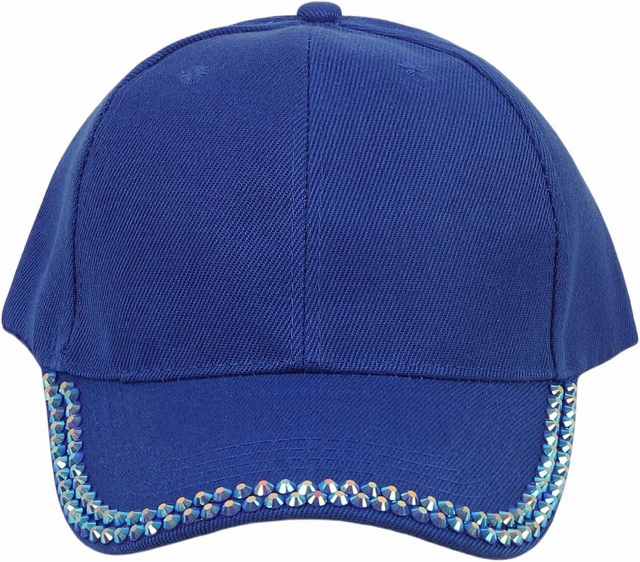 Shiny Rhinestone Brim Baseball Cap for Women Girls Bling Hats Sparkle Ponycap Trucker Hat Summer Outdoors Sun Cap