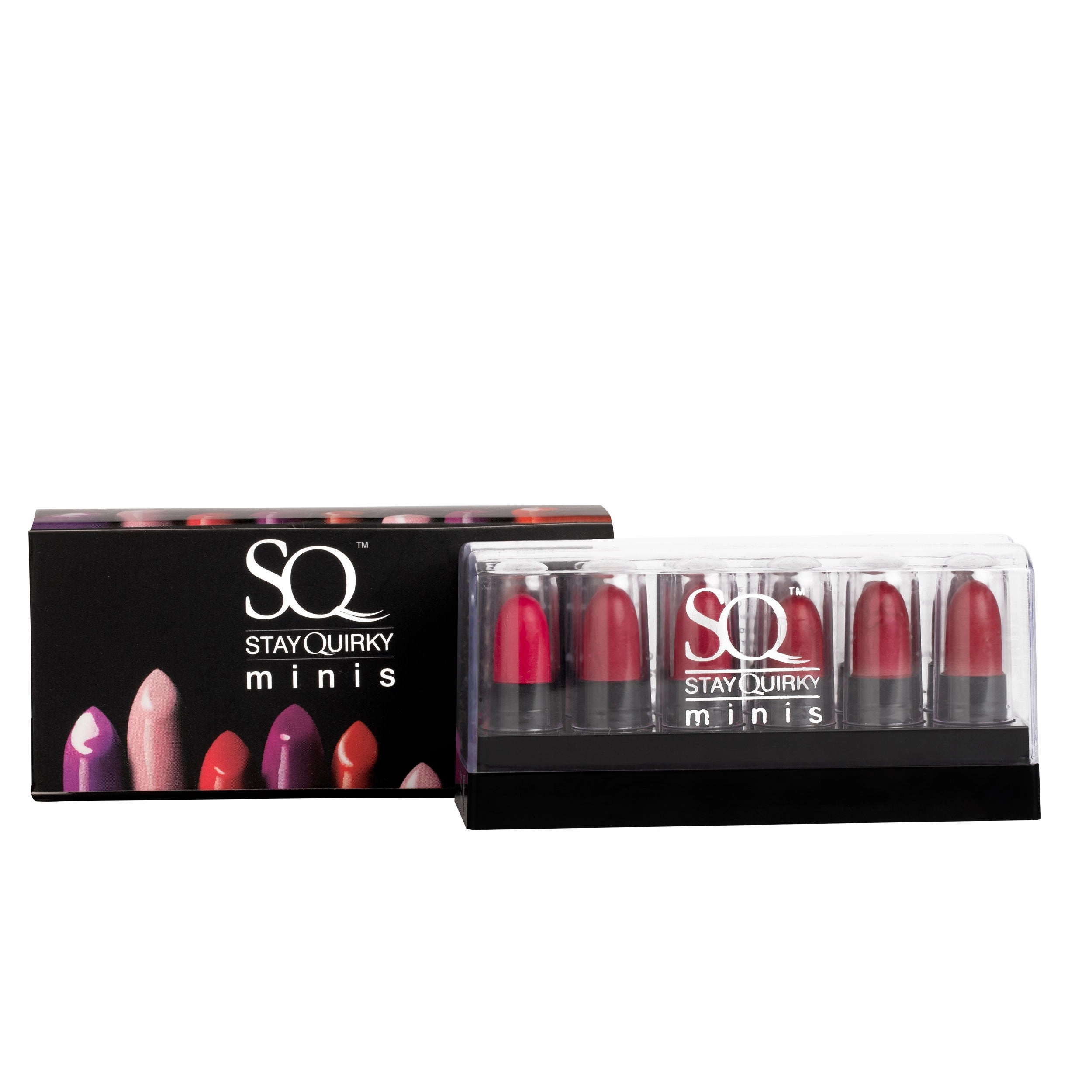 Stay Quirky Lipstick Soft Matte Minis|12 in 1|Long lasting|Smudgeproof|Multicolored| - For Our First Kiss Set of 12 Mini Lipsticks Kit 9 (14.4 g)