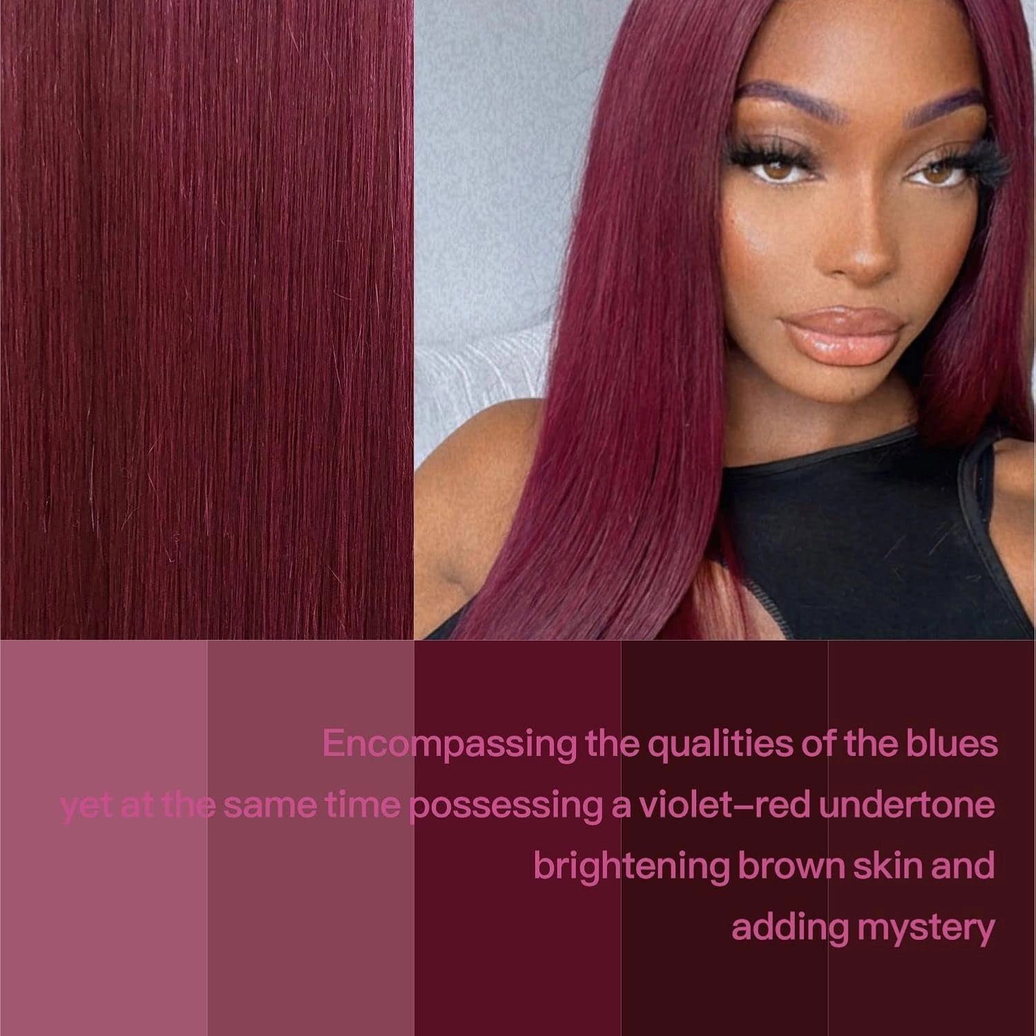 Straight Lace Front Wig Pre Plucked, Synthetic Lace Front Wig Pre Plucked, HD Glueless Wigs 13X5X1 Lace Wigs for Women 180 Density 26inch (Burgundy99J, 26)