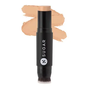 SUGAR Cosmetics Ace of Face Foundation Stick, 37 Freddo (Medium Beige, Golden Peach Undertone)