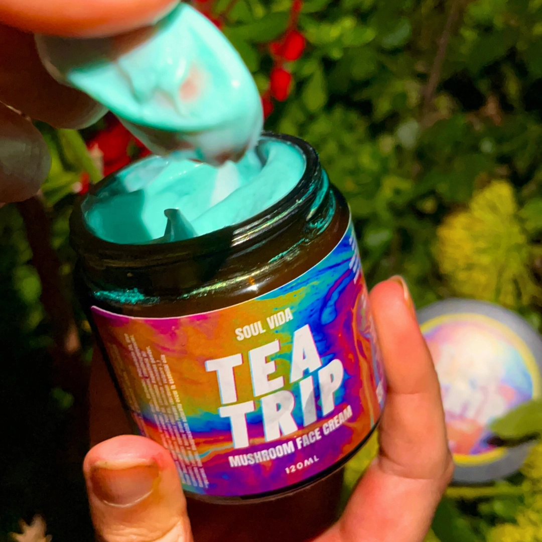 Tea Trip Mushroom Reishi & Lions Mane Face Cream - 120ml x10
