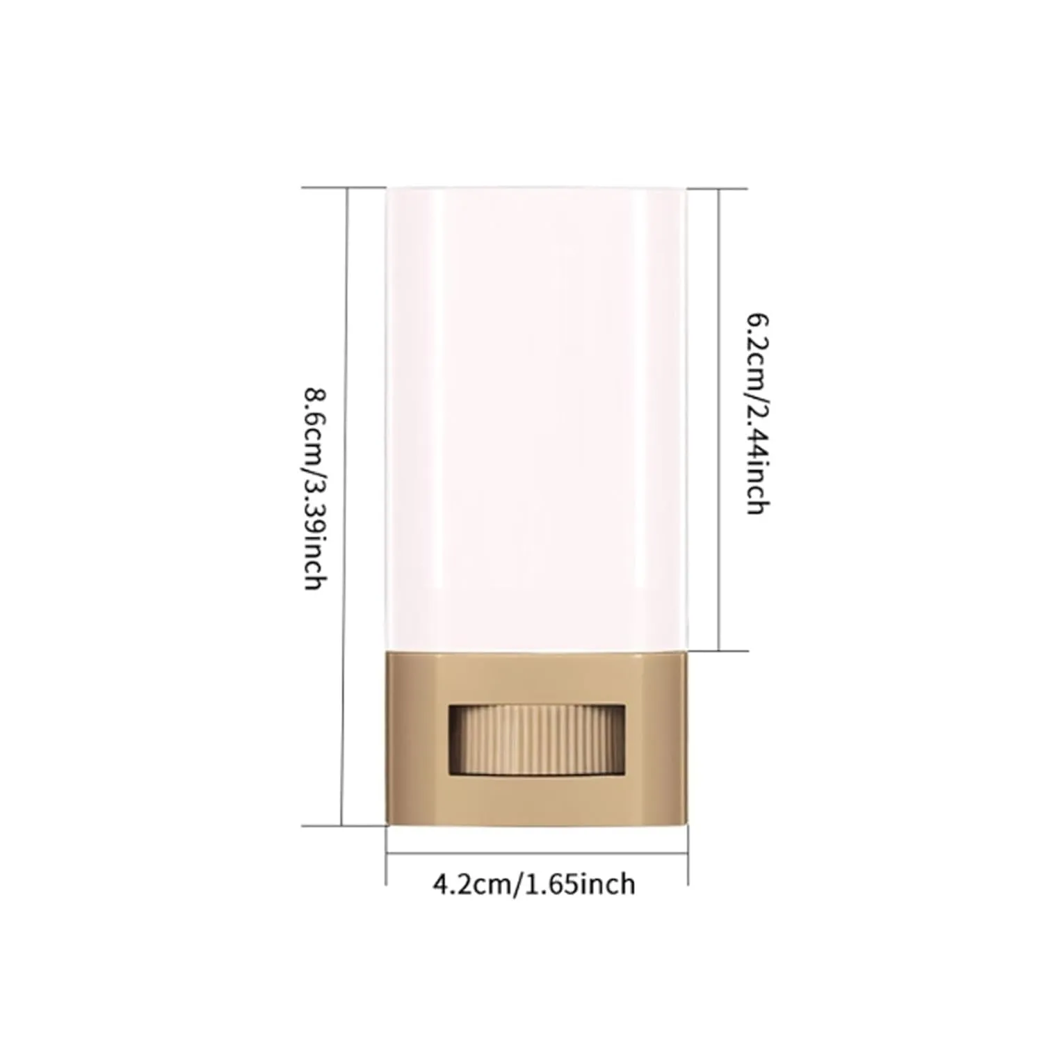 Tenddaily Foundation, Tenddaily Foundation Brush, Solid Tinted Moisturizing Serum Foundations, Full Coverage Concealer Balm, Portable Essence Stick(2#)
