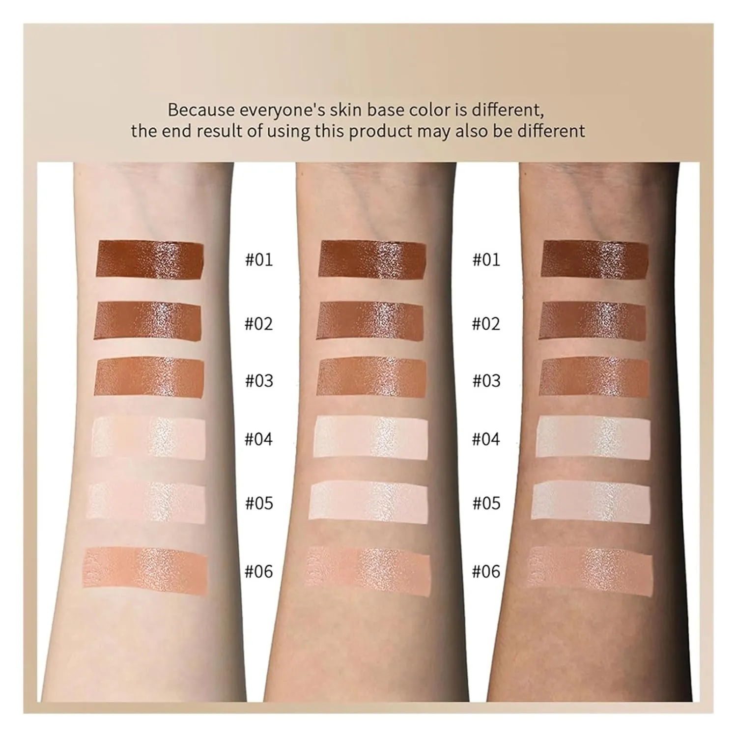 Tenddaily Foundation, Tenddaily Foundation Brush, Solid Tinted Moisturizing Serum Foundations, Full Coverage Concealer Balm, Portable Essence Stick(2#)