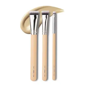 THE TOOL LAB 232 Spot Eraser - Flat Top Face Blending Liquid, Cream or Flawless Cosmetics, Buffing, Stippling- Premium Quality Synthetic Dense Bristles Cosmetic