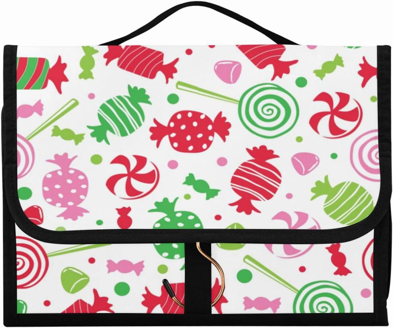 Toiletry Bags for Traveling Makeup Brush Bag Hanging Cosmetic 3 Pack Portable Travel Toiletry Bag for Men and Women,pattern 10
