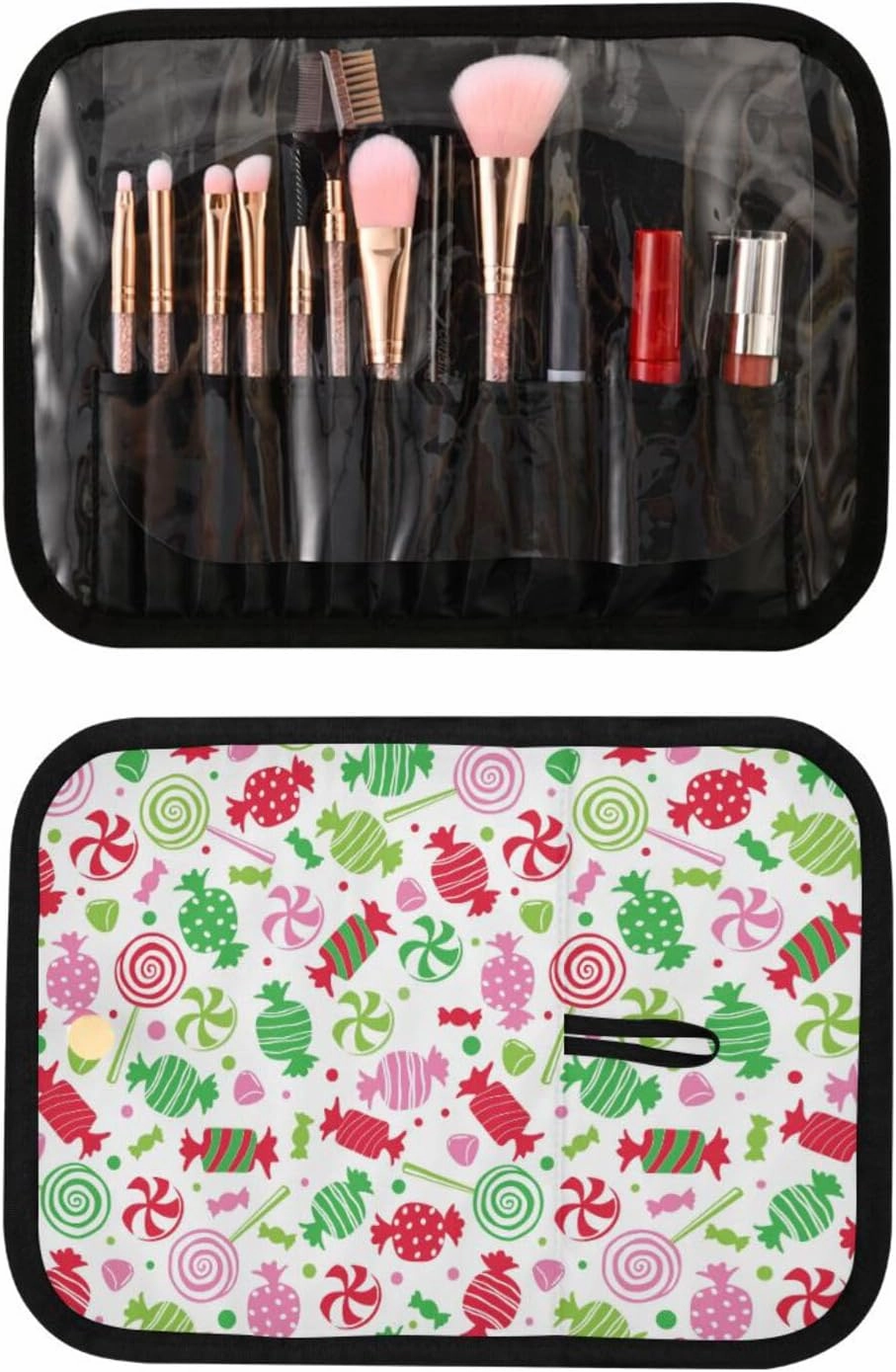 Toiletry Bags for Traveling Makeup Brush Bag Hanging Cosmetic 3 Pack Portable Travel Toiletry Bag for Men and Women,pattern 10