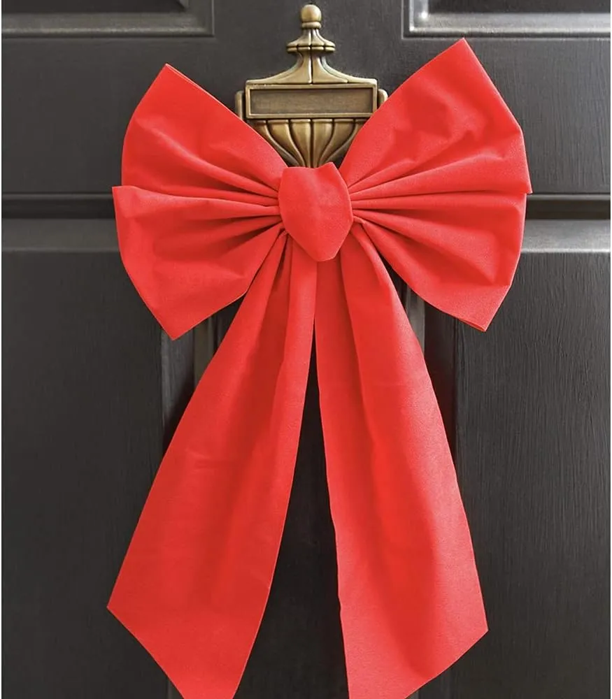 TONIFUL 6 inch x 22yd Wide Red Satin Ribbon Solid Fabric Large Ribbon for Grand Opening Cutting Ceremony Wedding Birthday Party Decoration Gift Craft Chair Sash Table Car Bows Indoor or Outdoor