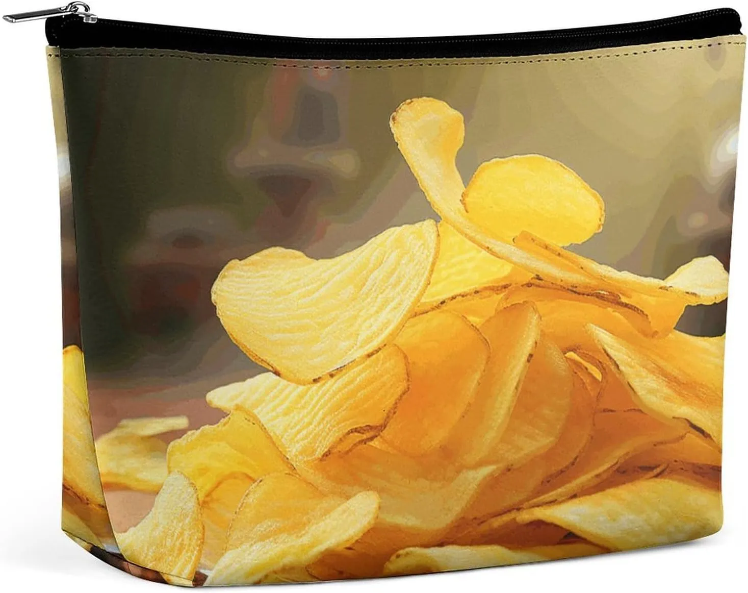 Travel Makeup Bag Portable Cosmetic Bag Potato Chips Makeup Storage Bag for Women/girl