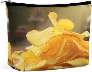 Travel Makeup Bag Portable Cosmetic Bag Potato Chips Makeup Storage Bag for Women/girl