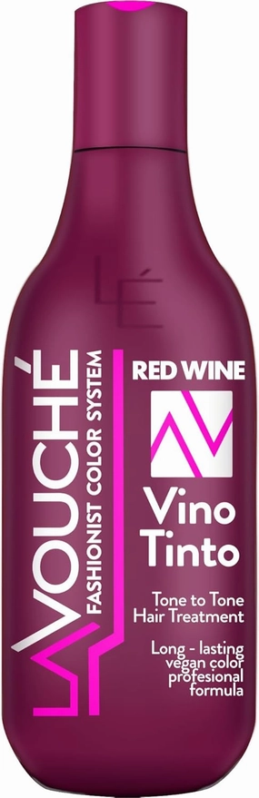 Treatment Red Wine Color Depositing Hair Lavouche for dyed or highlighted hair | Tratamiento Capilar Matizante Tono Sobre Tono Vino Tinto De Larga Duración Colombia (10.10z - 300ml)