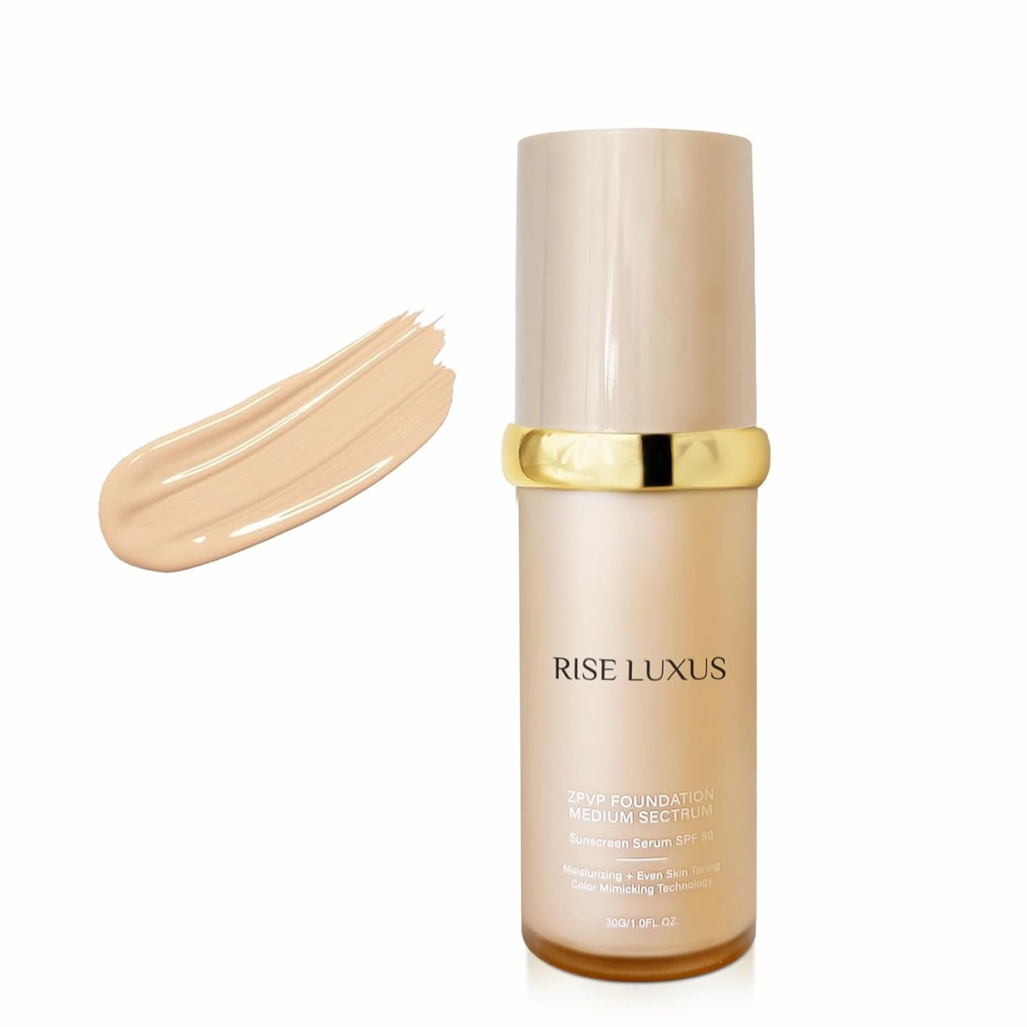 Ultrablend 4 In 1 Foundation, Match Skin Color Changed Foundation Liquid With Spf 50,Glowing Hydrating, Waterproof for Makeup
