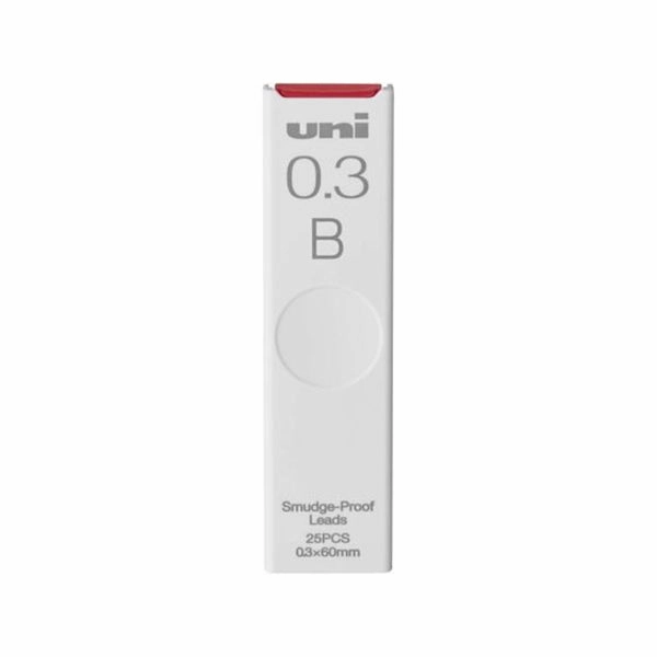 Uni Nano Dia Smudge-Proof Pencil Lead - 0.3 mm