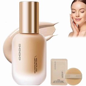 Uodo Liquid Foundation, Moisturizing Light Foundation, Matte Long Lasting Foundation, Base Uodo Liquid Foundation, Hydrating And Long-Lasting Foundation For All Skin Types (Hydration #W02, one size)
