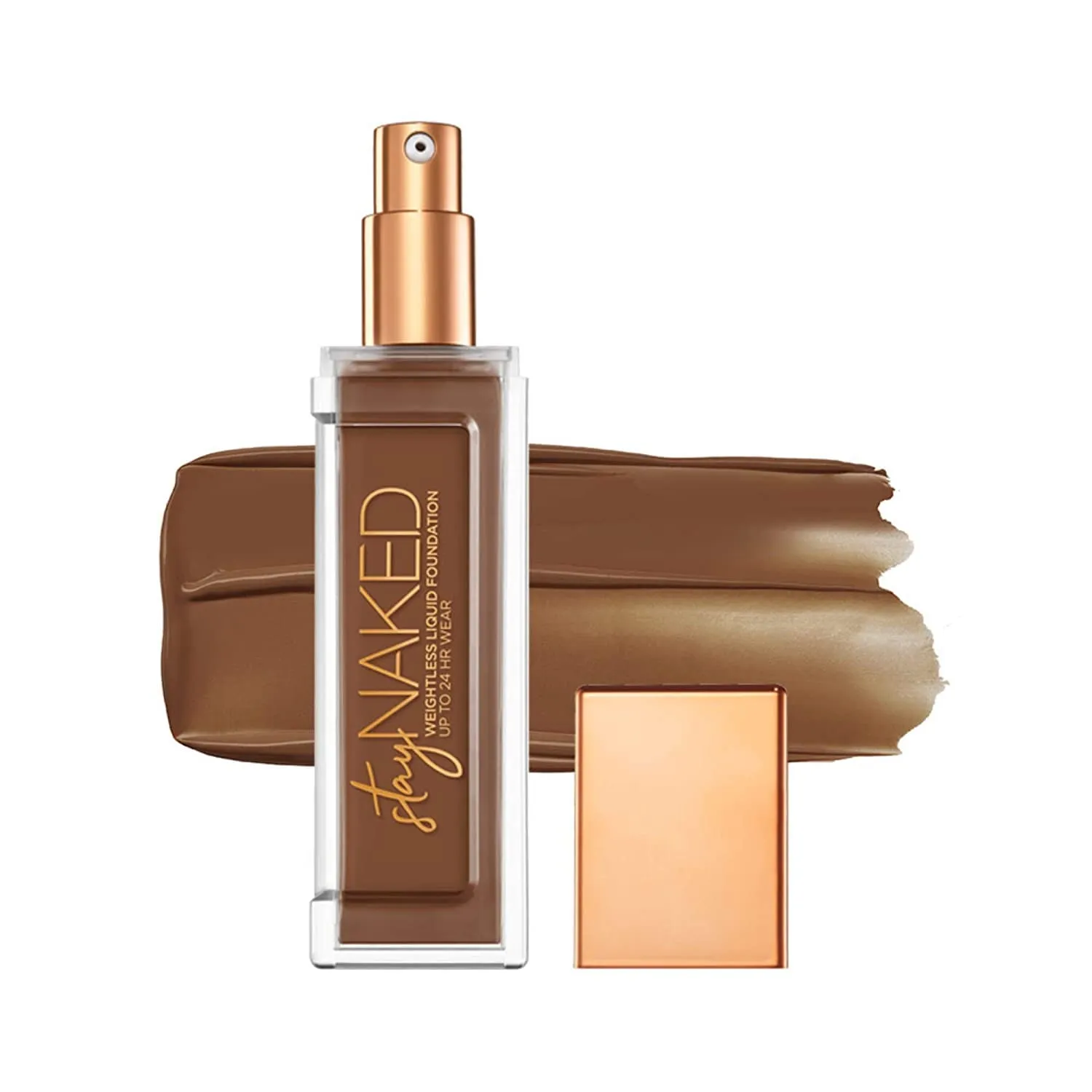 Urban Decay Stay Naked Weightless Liquid Foundation, Waterproof Face Makeup, Buildable Medium Coverage with No Caking, Real-Skin Matte Finish, Lasts Up to 24 Hours, Vegan, Cruelty-free - 1 fl oz