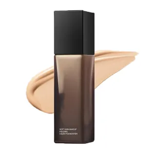 Waterproof And Sweat-Resistant Long-Lasting Foundation, Korean Soft Yarn Makeup Holding Liquid Foundation, Natural Moisturizing Concealer Foundation (Natural color)