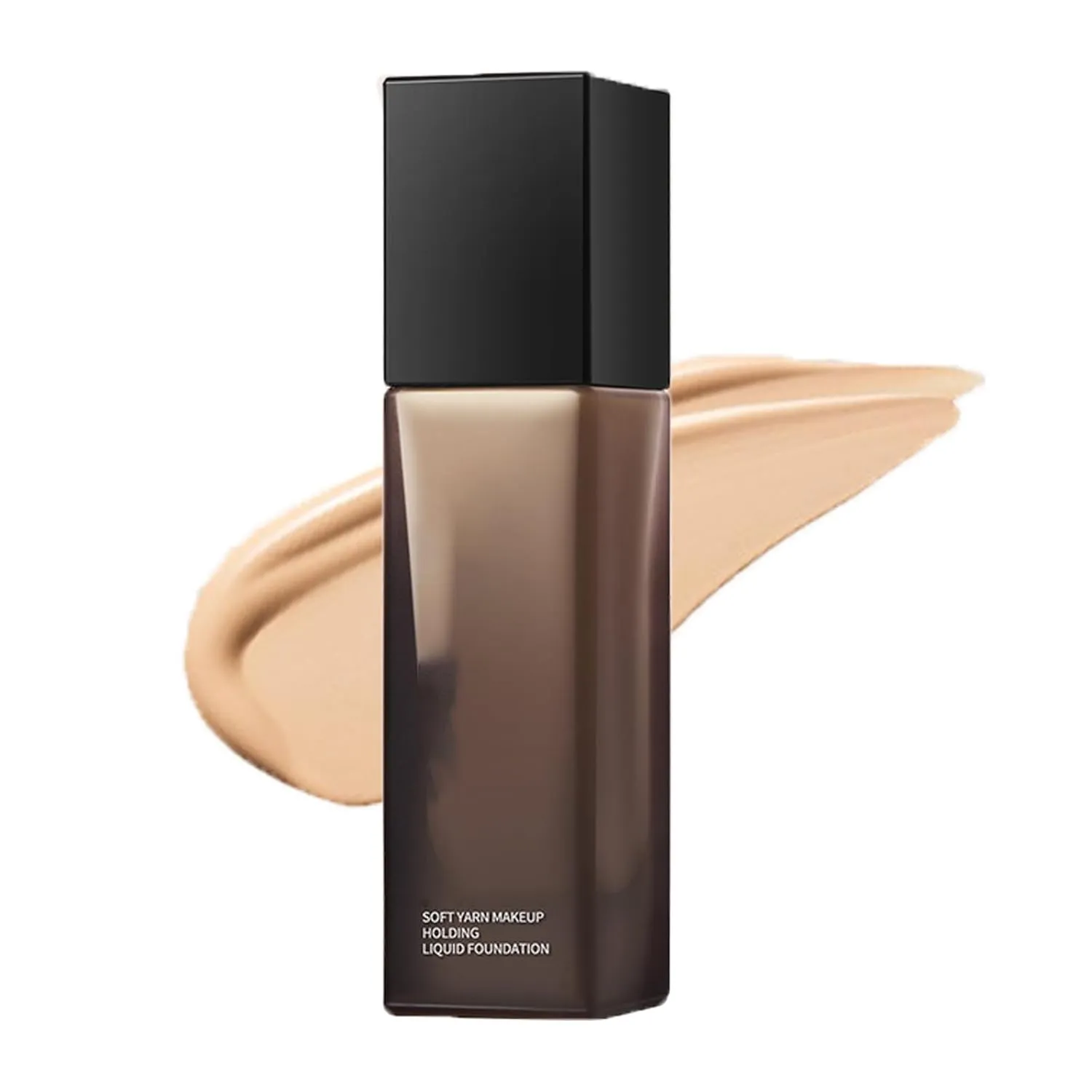 Waterproof And Sweat-Resistant Long-Lasting Foundation, Korean Soft Yarn Makeup Holding Liquid Foundation, Natural Moisturizing Concealer Foundation (Natural color)