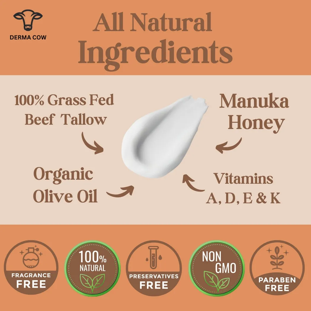 Whipped Tallow   Manuka Honey Cream