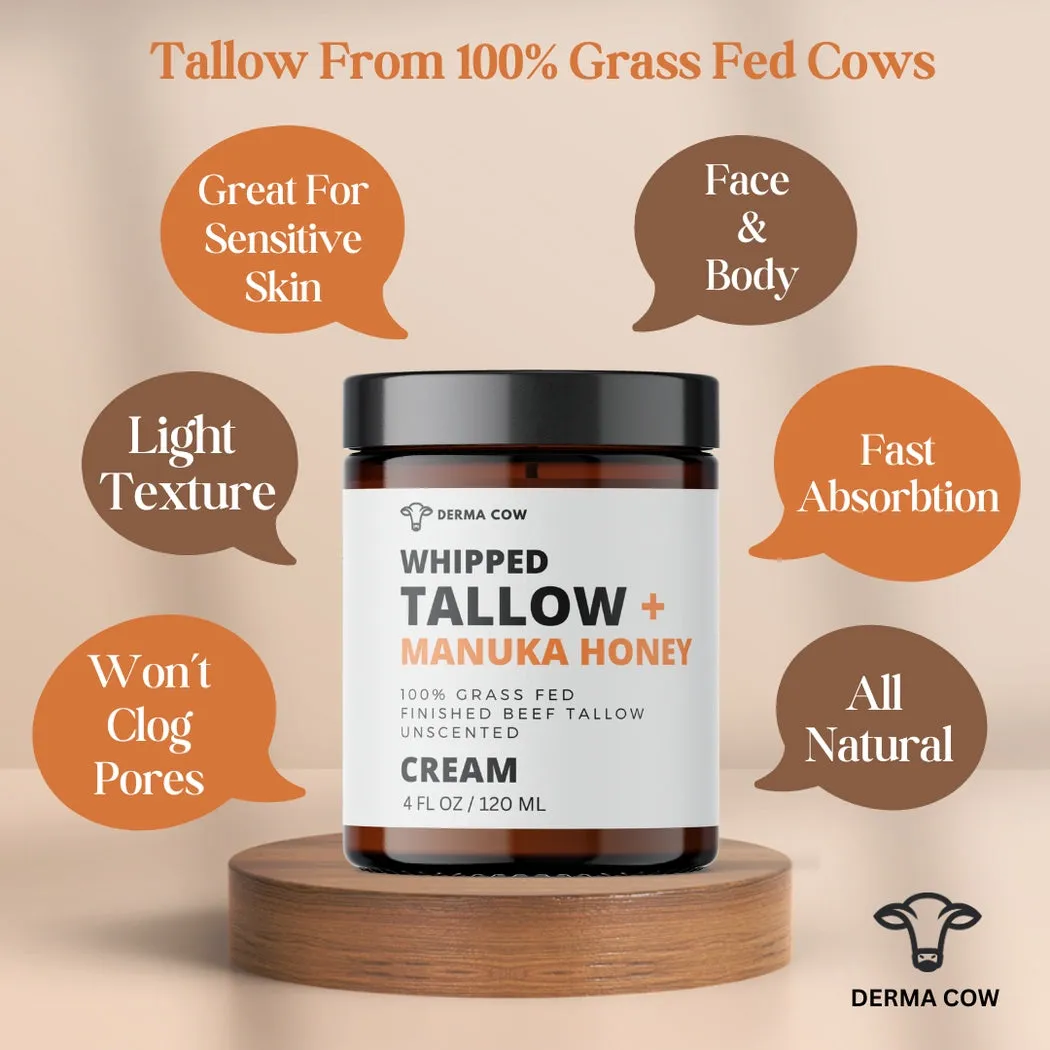 Whipped Tallow   Manuka Honey Cream