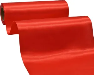 Wide Red Satin Ribbon 8 Inch x 25 Yards Solid Fabric Ribbon for Cutting Ceremony kit Grand Opening Wedding Birthday Party Decoration Bows Chair sash