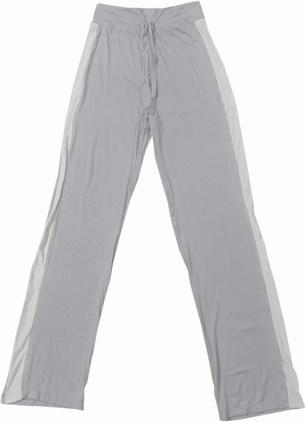 Wide Leg Yoga Pants for Women Striped Elastic High Waisted Casual Trousers Plus Size Pull On Athletic Workout Sweatpants