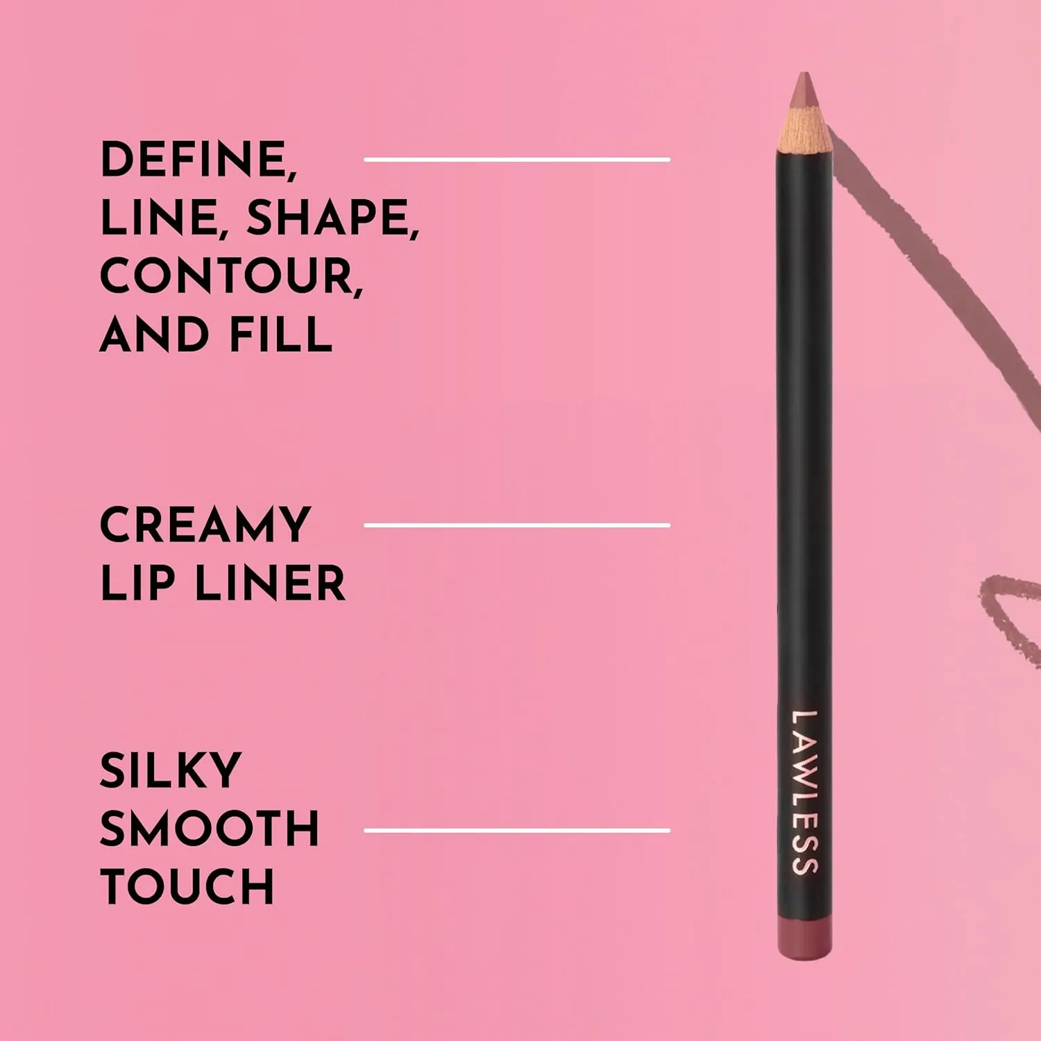 Women's Forget the Filler Definer Liner, Honey Rose, Pink, 0.04 Ounce