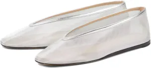 Women's Mesh Ballet Flat Shoes with Glitter Rhinestone Crystal Ballerina Flats Closed Square Toe Comfortable Casual Dress Mary Jane Shoes Ladies